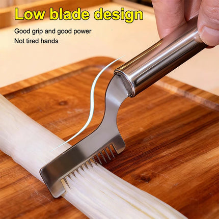 New Stainless Steel Scallion Cutter Shred Knife Creative Vegetable Fruit Shredders Slicer Speedy Onion Graters Kitchen Gadgets