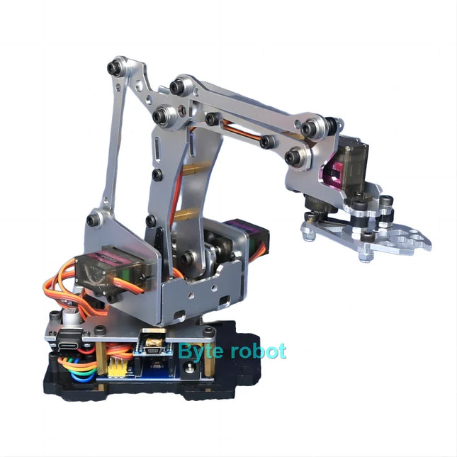 MG90S 4 DOF Robot Arm with Metal Servo MeArm for Arduino Robotics Arm DIY Kit APP Control Mechanical Claw Clamp Programmable Kit