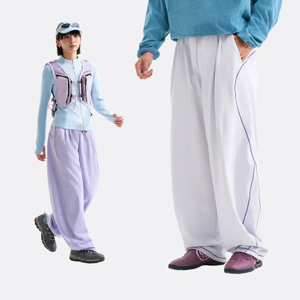 Men Women Mountain Outdoor Quick Dry Wide Leg Sport Pant Sweatpants Joggers Loose Casual Cycling Hiking Baggy Pants Trousers