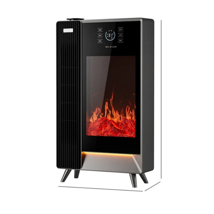 Remote Control Fireplace Heater Simulation Flame Humidifier Voice Heater Electric Stove Multifunctional European Electric Heater
