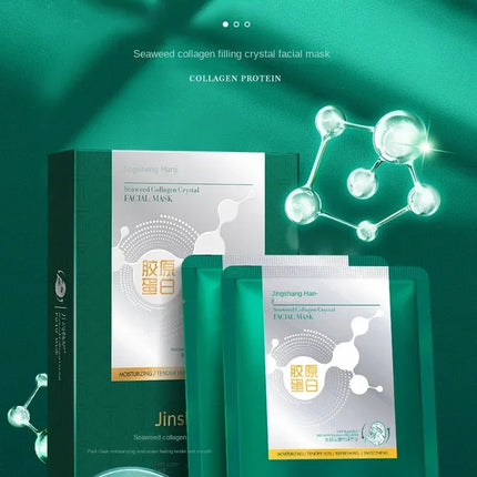 Tiktok Hot Sale Seaweed Collagen Filling Crystal Mask Replenishing Fruit Jelly Skin Transparent Mask Skin Care Masque