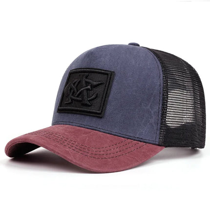 1pc Unisex CA Letter Embroidery Net Baseball Hats Spring and Summer Outdoor Adjustable Casual Duck Flat Caps Sunscreen Hat