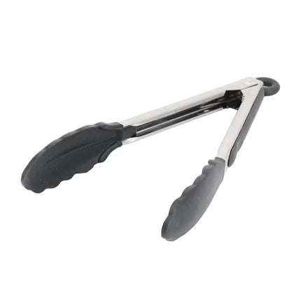 Baldwyn 3 Piece Stainless Steel Kitchen Tongs Set in Black