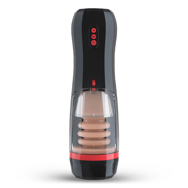 Discreet Ship Automatic Telescopic Male Masturbation Realistic Vaginal Stretching Vibrator Adult Sex Toy for Men Penis vibration