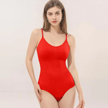 Large Size Shapewear Underwear  Design Button Closure Abdomen Control Bodysuit Butt Lifting One-Piece Suit for Women