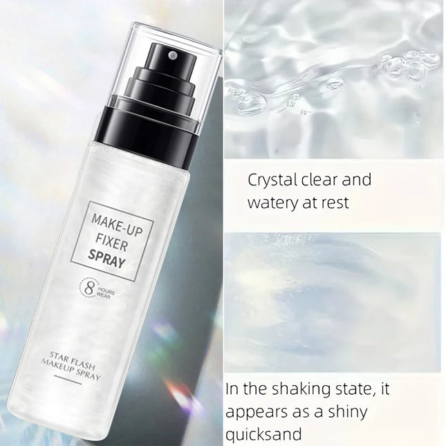 Quicksand Makeup Setting Spray 100ml,Oil Control Makeup Fixing Setting Spray with Lightweight for Flawless Matte Finish&Radiant