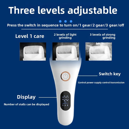 Electric Foot Sandpaper Dead Hard Skin Callus Remover Foot File for Heels Grinding Pedicure Tools Professional Foot Care Tool
