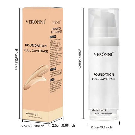 White Liquid Foundation, Full Coverage Heavy Duty Coverage, Creamy Liquid Formula for Goth Makeup, Cosplay, Long-Lasting Matte