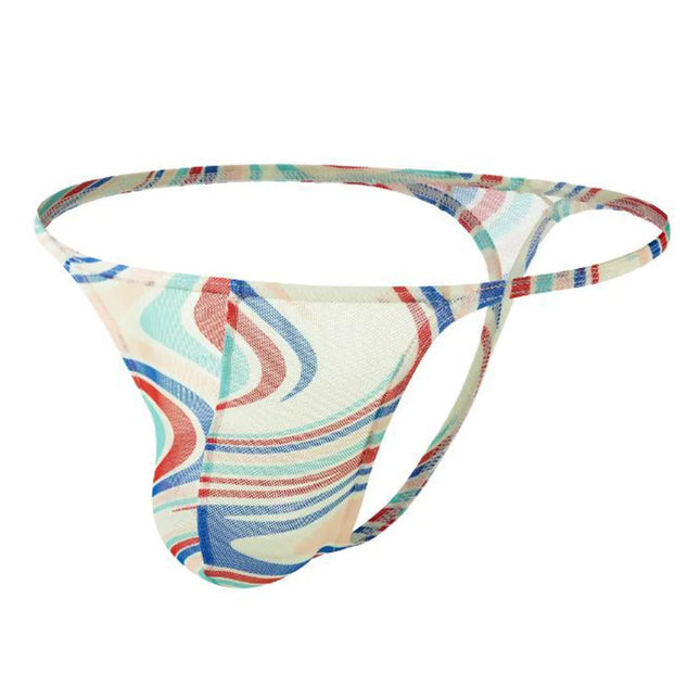 Men Print Thongs G Strings Briefs Sexy Accessories Hot Underwear Low Rise Bikini Sissy Pouch Hot Lingiere Breathable Underpants