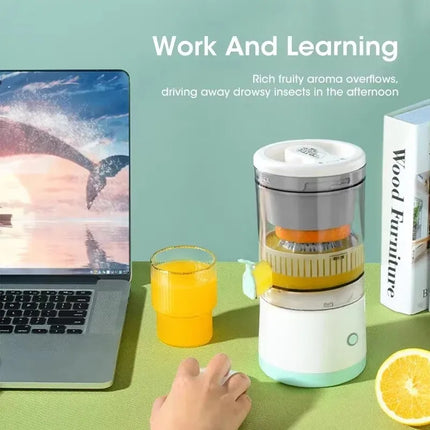 Portable USB Juicer Fully Automatic Fruit Juice Extractor Household Electric Squeezer for Orange Lemon