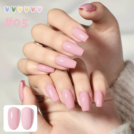SHAKA 10ml New Popular Ice Pink Nail Gel Polish Set Semi Permanent Nail Art Soaking UV LED Nail Salon DIY Nail Salon Gel 4 sold