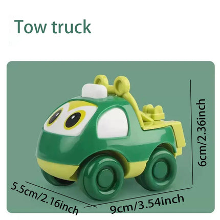 Children's Inertial Toy Car, Engineering Firefighting Sanitation Vehicle Resistant to Falling, Children's Gift