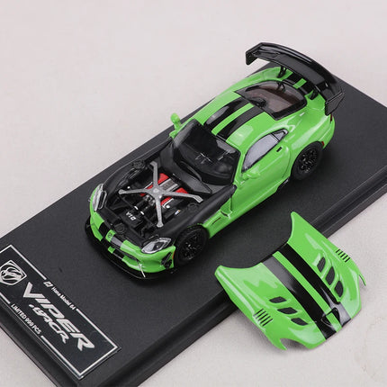 Hone Model 1:64 Dodge Viper ACR Alloy Model Car Magnetically Attracted Engine Hood