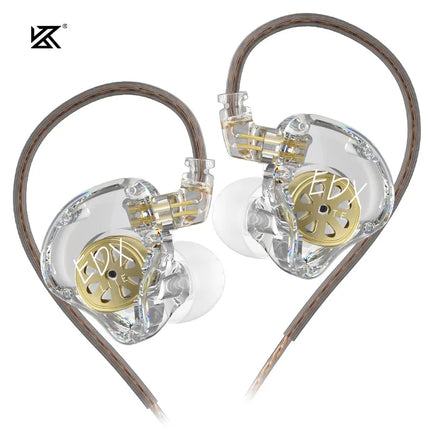 KZ EDX Lite Wired In Ear Earphones  Monitor Stage Live Headphones HIFI Stereo Bass Music Earbuds Sports Gaming Headset