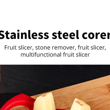 Stainless Steel Apple Slicer & Corer, Super Sharp Apple Cutter Peeler, Multifunctional Kitchen Tool for Fruit Cutting