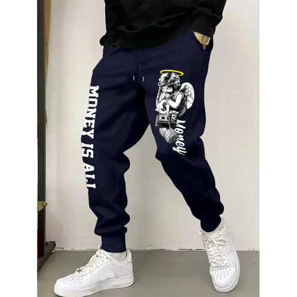 Fashionable And Distinctive Men'S Casual Pants For Everyday Wear，Casual Drawstring Waist Pants，Men'S Versatile Clothing