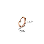 Rose Gold Color 10mm / 1PC