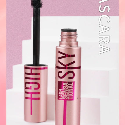 4D Silk Fiber Lash Mascara Lengthening Thick Curling Waterproof Mascara No Fading 24h Lasting Eye Lashes Brush Enhance Eyelashes