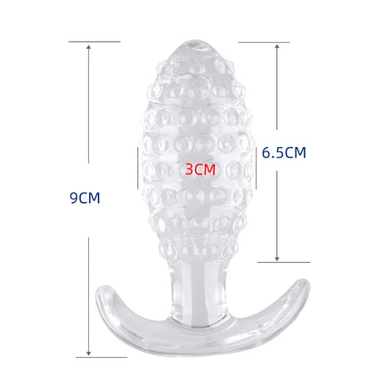 Soft Silicone Anal Toy Butt Plug Anal Plug Unisex Sex Stopper Adult Toys for Men/Women Anal Trainer for Couples Sex Products 18+