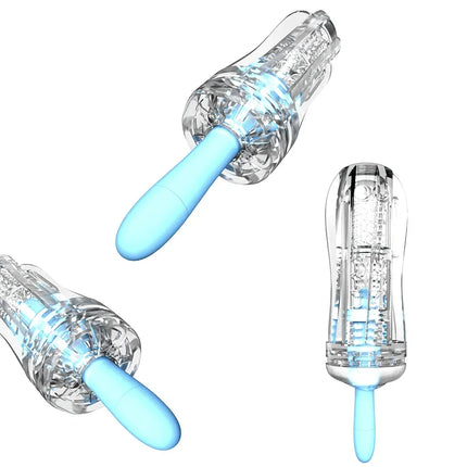 Flesh Vibrating Light Massager Vagina Real Pussy Sex Masturbation Adult Toys Male Masturbator Cup For Men Silicone Product
