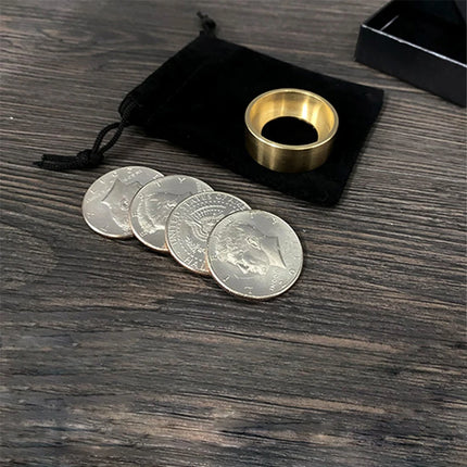 Space Box 2.0 by Oliver Magic Tricks Coin Appear Vanish Magician Close Up Illusion Gimmick Props Mentalism Funny Magica Cylinder