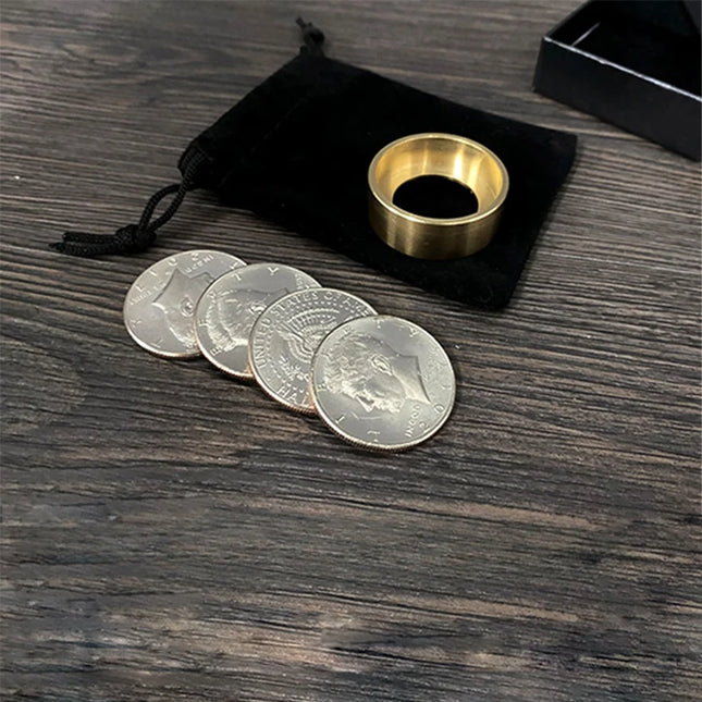 Space Box 2.0 by Oliver Magic Tricks Coin Appear Vanish Magician Close Up Illusion Gimmick Props Mentalism Funny Magica Cylinder