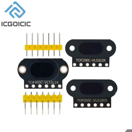 TOF050C 200C 400C Laser Ranging Sensor Module TOF Time-of-flight Distance IIC Output For Arduino VL6180 VL53L0X VL53L1X