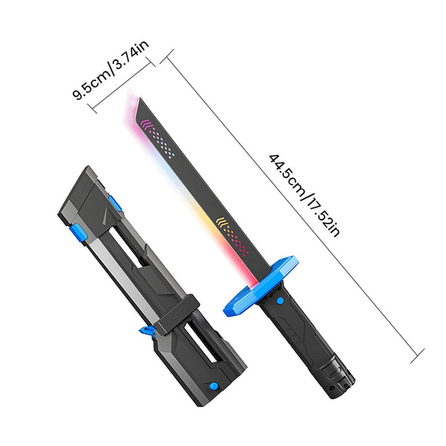 Spark Pull Sword Lightsaber Children's Lightsaber Toy with Sound Light Spray Sound Toy Boy's Birthday Holiday Gifts