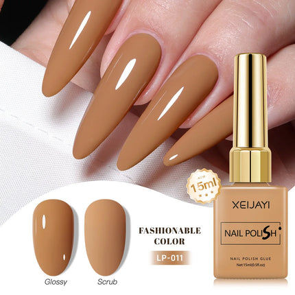 Colored Square Bottle Nail Varnish Gel 60 Colors Gloss Matte Ice-clear Nail Polish Fruit Green Nail Art Soak Off UV Gel Lacquer