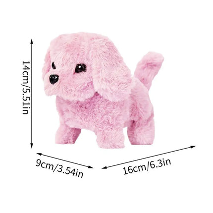 New Electric Realistic Plush Simulation Smart Dog Children Toy Can Walking And Call Electric Plush Robot Pet Dogs For Boys Girls