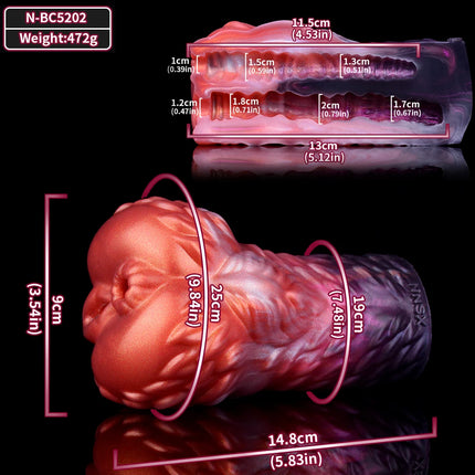 NNSX Pink Realistic Male Masturbator Silicone Onahole Sex Toys Lifelike Pocket Pussy Vagina Textured Adult Toys Stroker