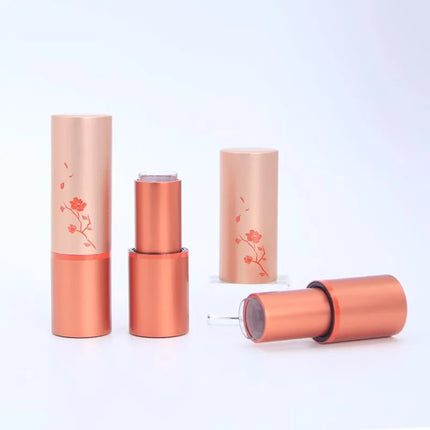 10/30/50pcs Round Aluminum Lipstick Tube Empty Lip Balm Tube 12.1mm Metal Aluminum Lipstick Shell Package Beauty Makeup Tool
