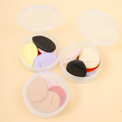 Mini Thumb Tip Foundation Puff Dry Wet Use Concealer Makeup Sponge Setting Powder Portable Cosmetic Puff for Facial Care