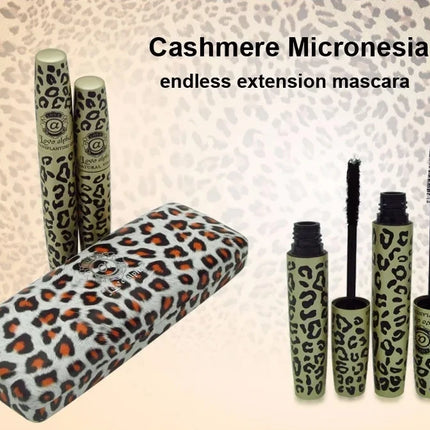 1 Set / 2 Pcs High Quality Love Alpha 3D Fiber Lashes Mascara Rimel Makeup Set Maquiagem Wild Leopard Waterproof Double Mascara