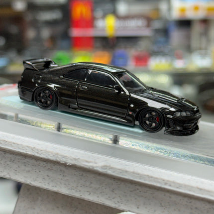 In stock FH 1:64 Scale Skyline GT-R R33 400R Alloy Car Model Collection Ornaments Vehicle Toy