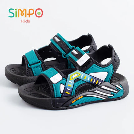 One Pairs of Summer Kids' Sandals Unisex Soft Bottom Casual Beach Shoes for Primary School Students
