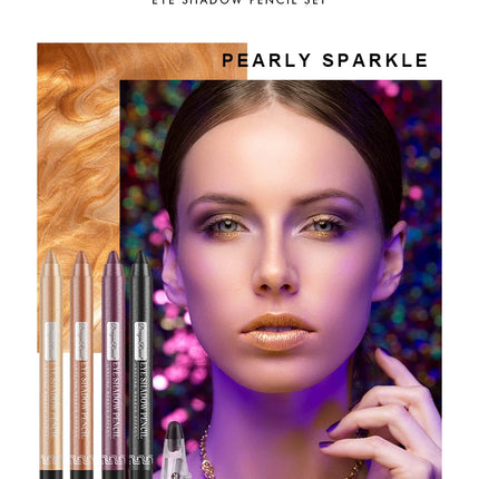 12-Piece Eyeshadow Pen Set, Pearlescent Fine Shimmer, Delicate and Silky, Non-Smudging, Multi-Use, High-Gloss Contouring, One-Swipe Application, Eye-Enhancing, Waterproof, Long-Lasting, Versatile Eyeshadow