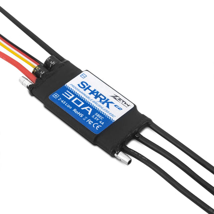 ZTW 32-Bit ESC Shark G2 100A 80A 60A 50A 40A 30A 20A SBEC 5V/6V 8A Brushless Speed Controller for RC Boat Underwater Thruster