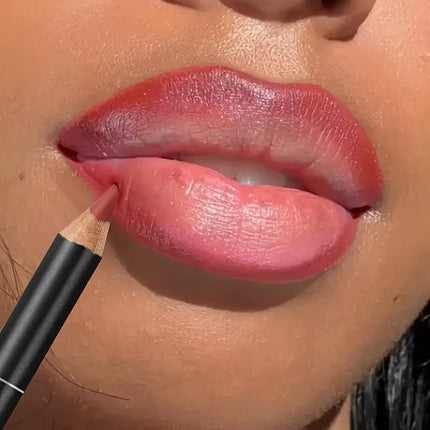 Velvet Matte Lip Liner Pencil, Smooth Long Lasting Waterproof Non-Fading Lip Makeup Pen, Perfect Gift for Women