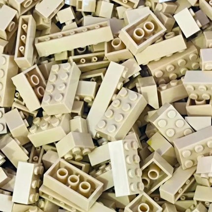Creative 125g/250g DIY Colorful Building Blocks Bulk Set Classic Assembly Educational Small Pellet Bricks Toys For Kids Gifts
