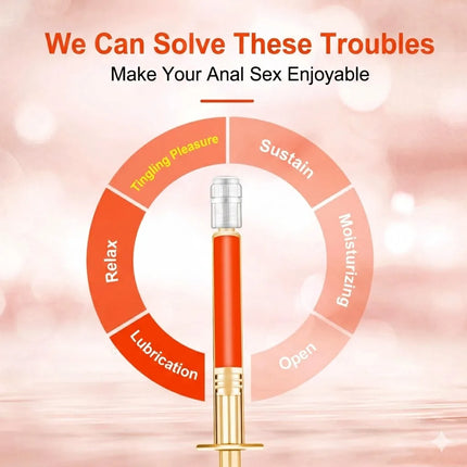 3Pcs Disposable Anal Lubricant Shooter Syringe Water Based Lube Applicator Smooth Gel Injection Sex Toys for Gay Couples