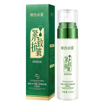 Sturgeon Caviar Anti Gravity Firming Anti Wrinkle Lifting Face Lotion Small Molecule Tonic Collagen Elastic Emulsions Skin Care