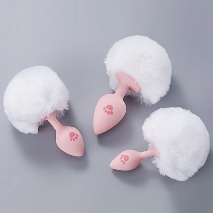 Runyu Cat Paw Anal Plug Sexy Adult Fetish Butt Plug Sexy Gadgets Penetration Anal Toy with Hairball Fox Tail But Pluk Sex Toys