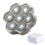7 Blades Head Silver / No