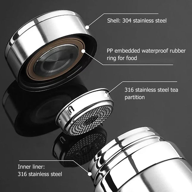 1000ml Large Capacity Stainless Steel Insulated Water Bottle Leakproof Portable Sport Flask for Men Women Outdoor Hiking
