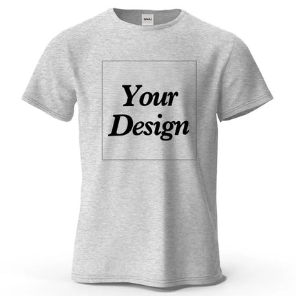 Custom T shirt Customized tshirt Personalized Tee Shirt Diy Print Your Photo Brand Logo Text Men Women 100% Cotton Premium Gift