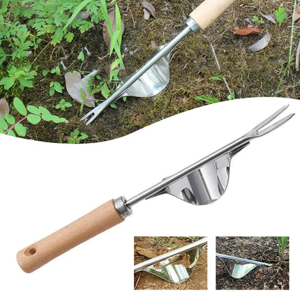 Manual Weed Remover With V-Shaped Fork Long Handle Garden Lawn Weeder Outdoor Yard Grass Root Puller Tools For BHL1239-cat