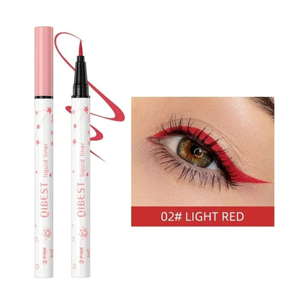 1Pc Quickily Drying Colorful Eyeliners Pencil Eyes Cosmetics Matte Liquid Eyeliners Waterproof Lasting White Sweatproof  Make Up