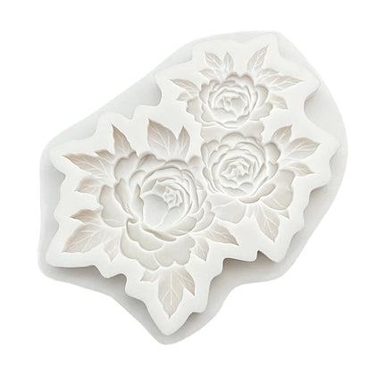 Flower Peony Silicone Sugarcraft Mold Resin Tools Cupcake Baking Mould Fondant Cake Decorating Tools