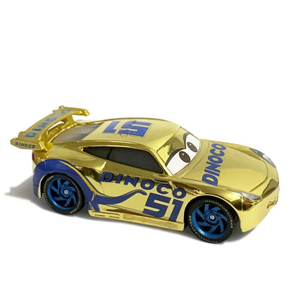 Disney Pixar Cars 95 Pink Lightning McQueen Cartoon Model Car 1:55 Metal Die Casting Racing Toys Children's Toys Birthday Gifts
